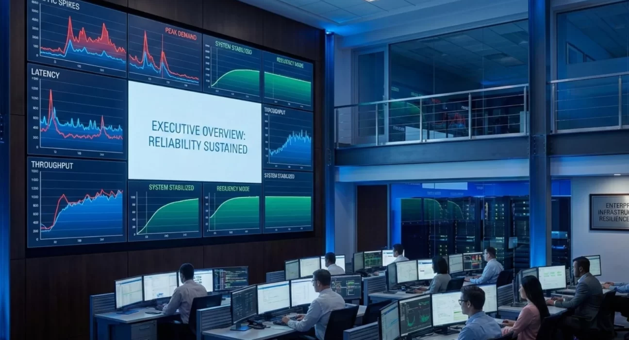 Enterprise application performance engineering designed for peak load scenarios