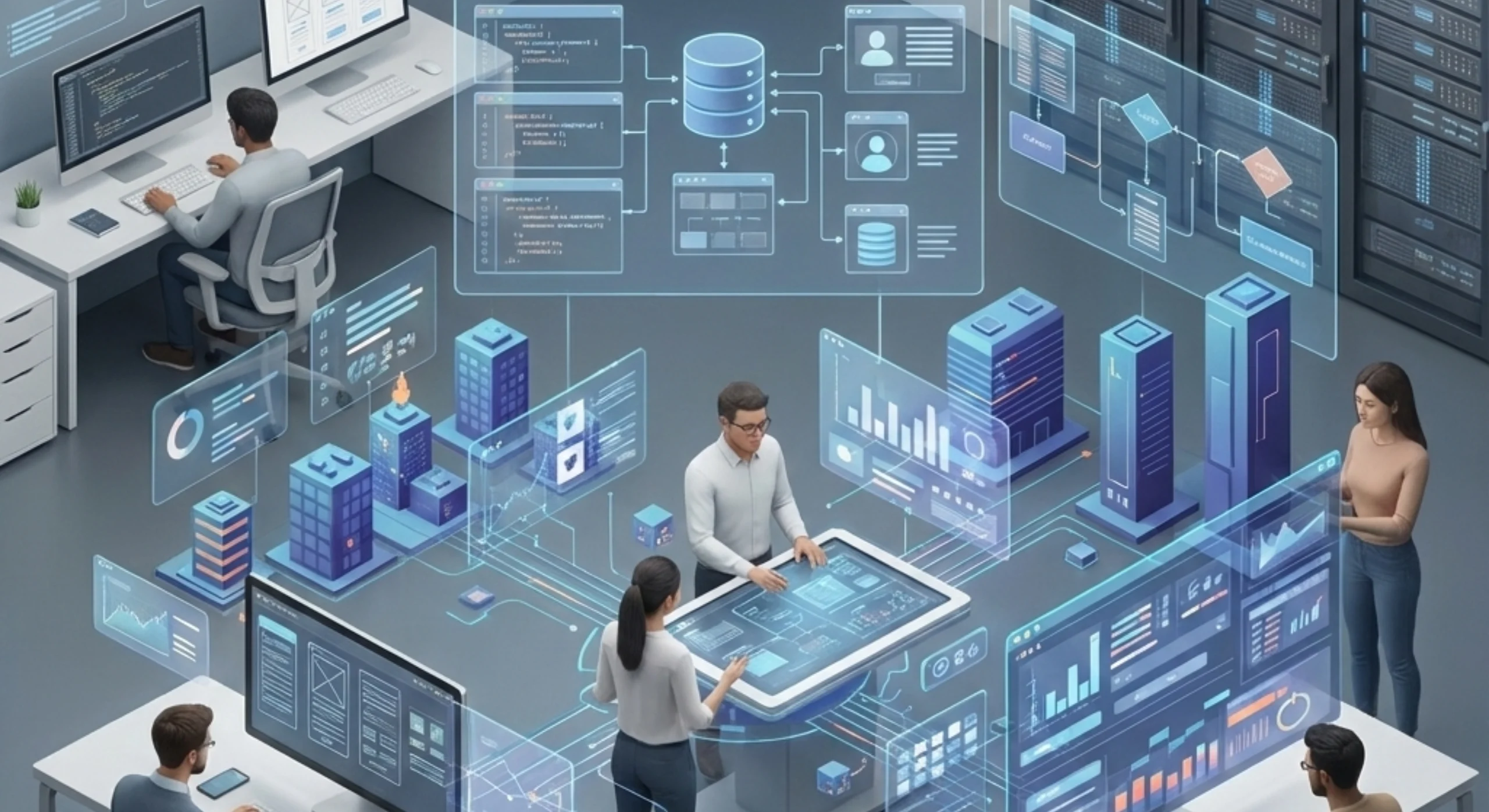 Ozrit providing custom software development services in Delhi