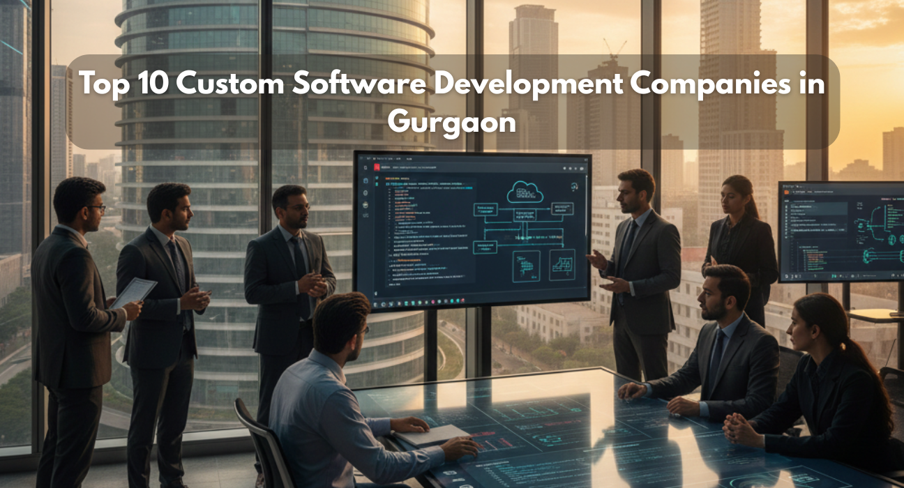 Top custom software development companies in Gurgaon delivering enterprise software solutions