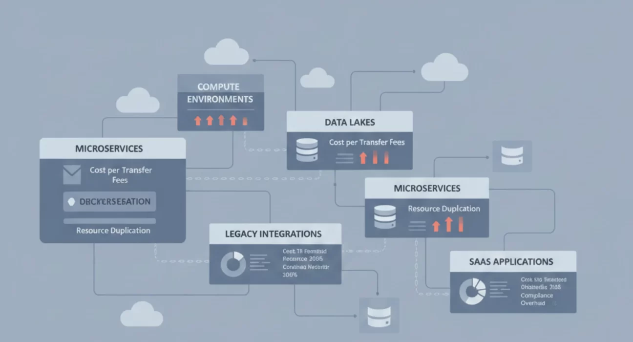 Enterprise cloud infrastructure showing rising costs and governance challenges