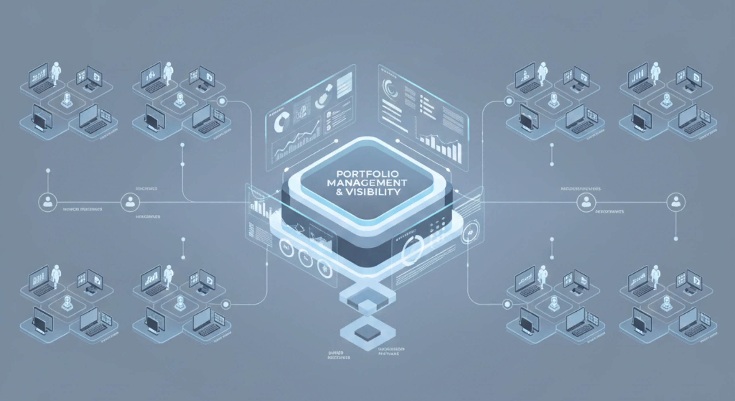 Enterprise managing ten parallel product teams with shared visibility and coordination