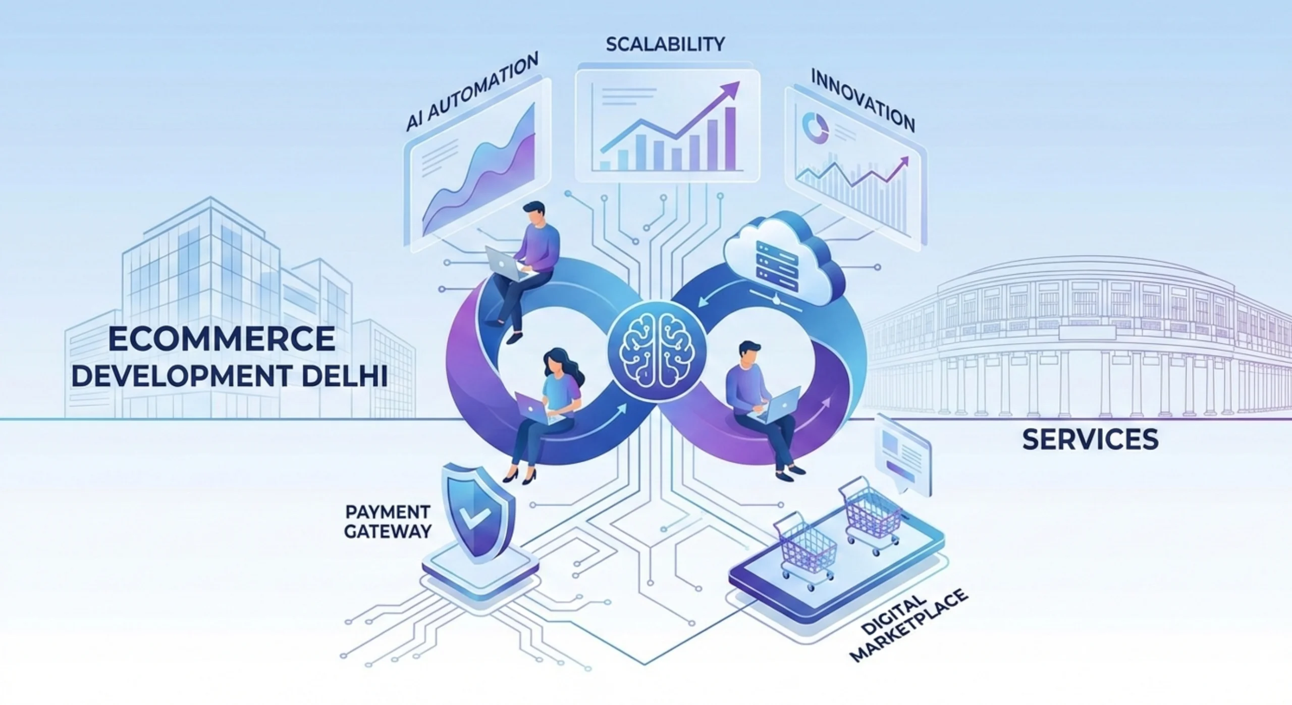 Ecommerce website development services in Delhi for startups and enterprises