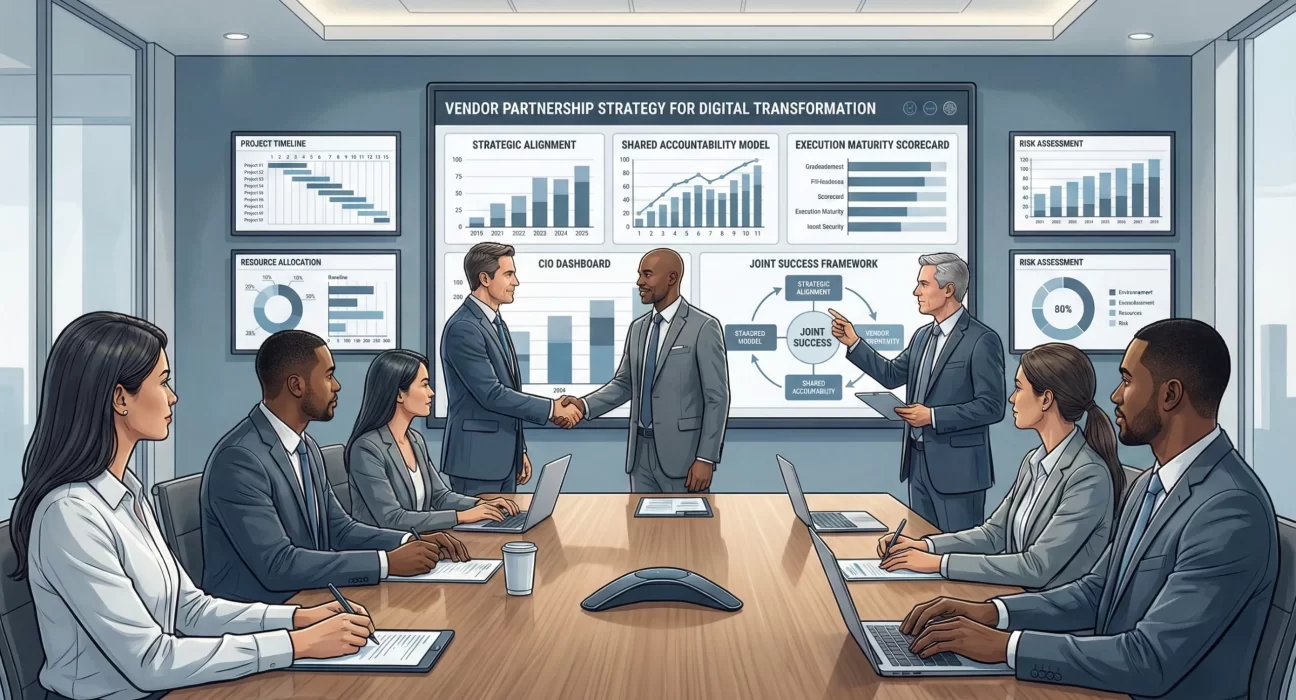 Enterprise vendor partnership model for large-scale digital transformation