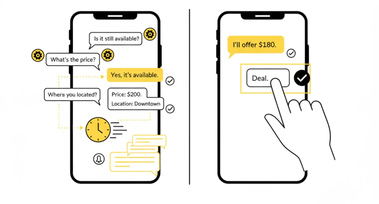 AI chatbots for buyer seller communication in local classified listings