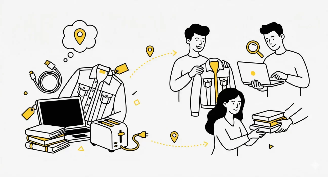 Sell unused household items locally and earn cash with Sympl