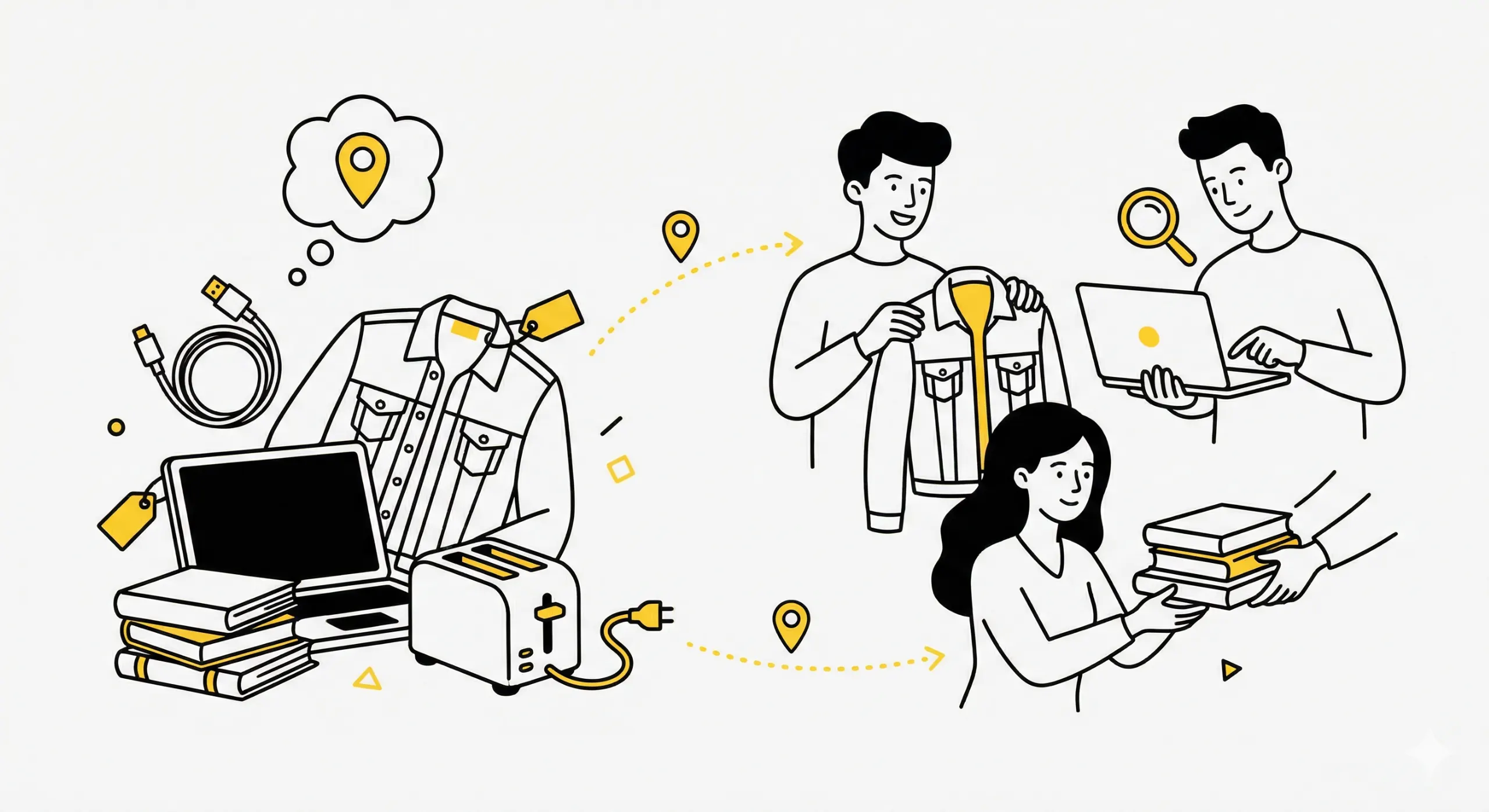 Sell unused household items locally and earn cash with Sympl