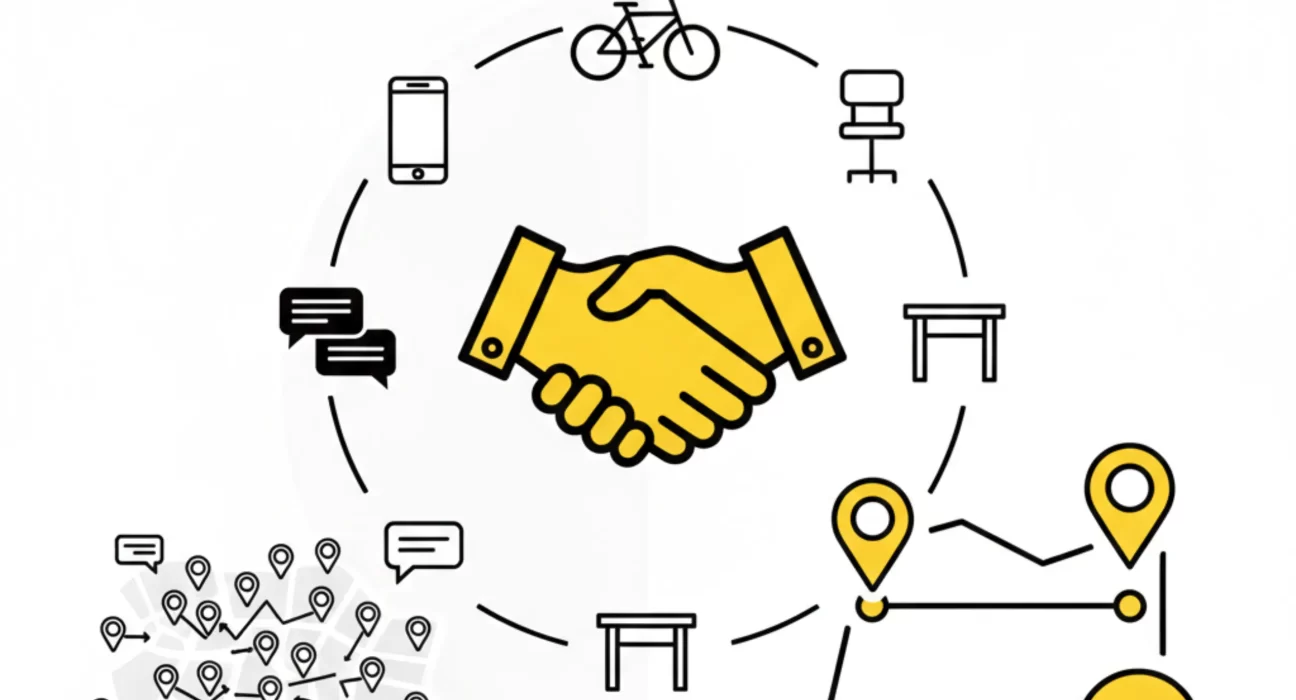 Local connections close deals faster when nearby buyers and sellers meet to exchange laptop in person